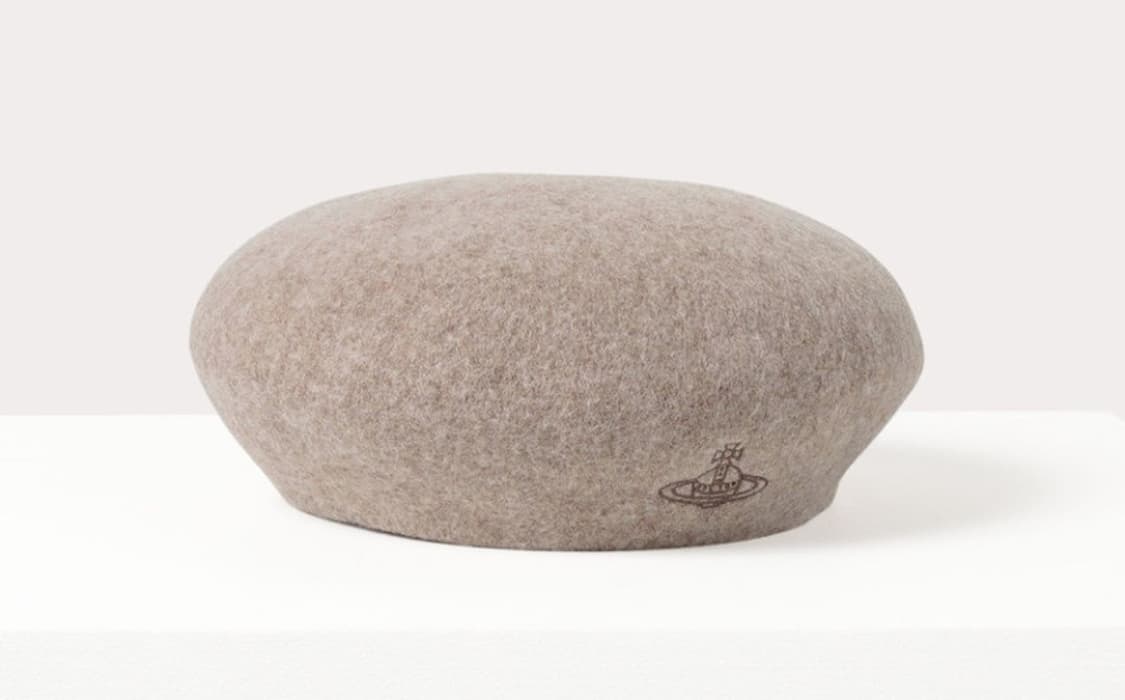 비비안웨스트우드 울 베레모 모카브라운 (베이지) 상품이미지1