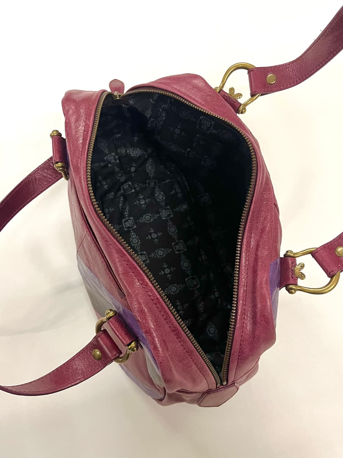 안나수이 할리퀸 레더 볼링백 상품이미지7