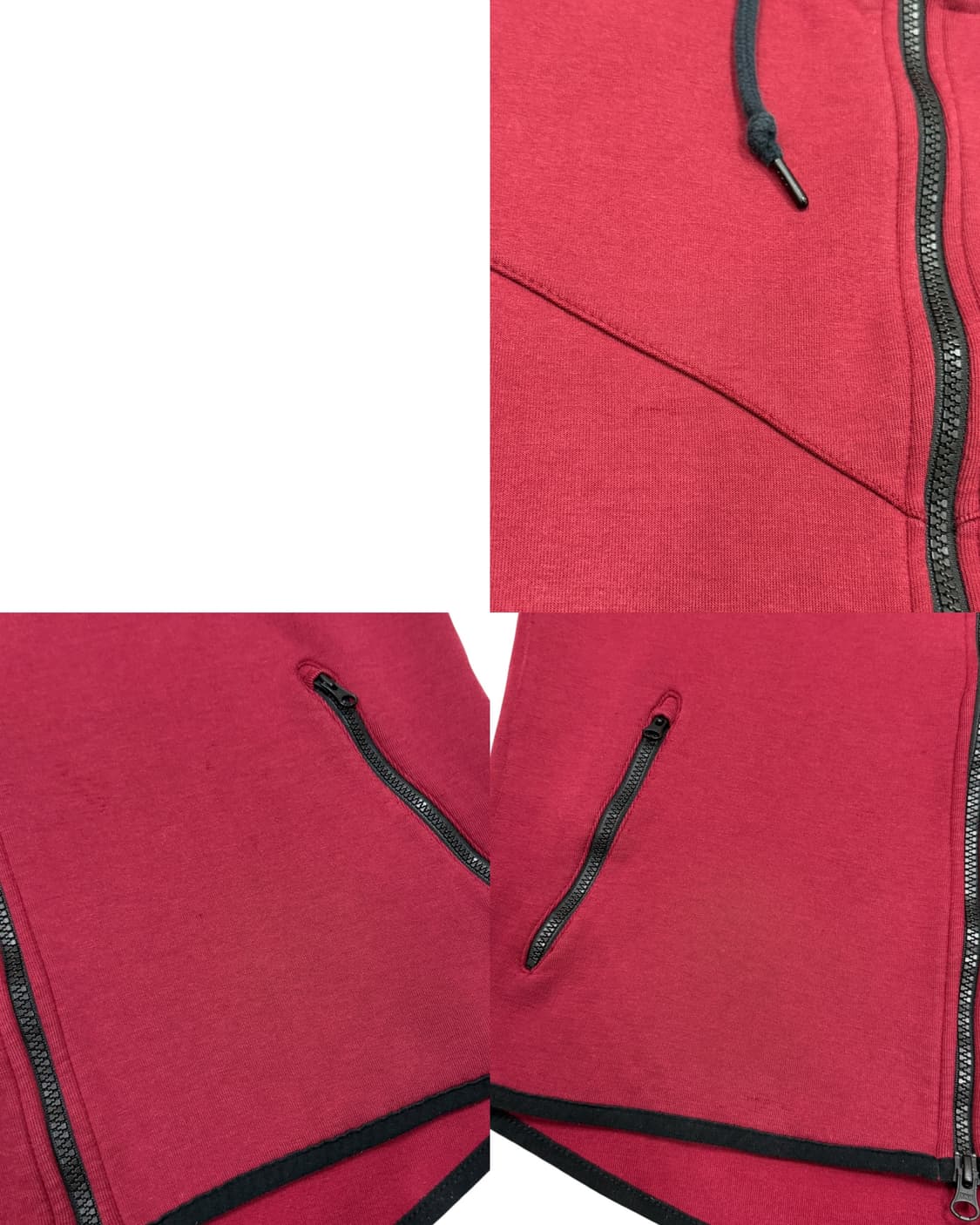 나이키 빈티지 희귀 라이즈 소희 테크팩 버건디 레드 와인 후드집업 L 상품이미지7