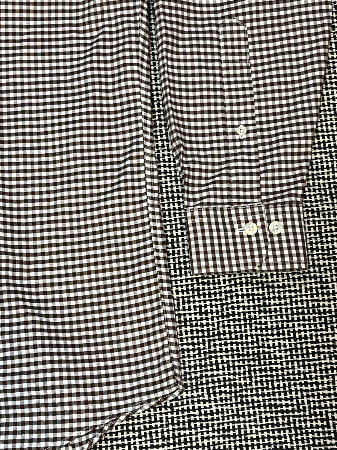 브룩스브라더스 깅엄 체크 셔츠 상품이미지3