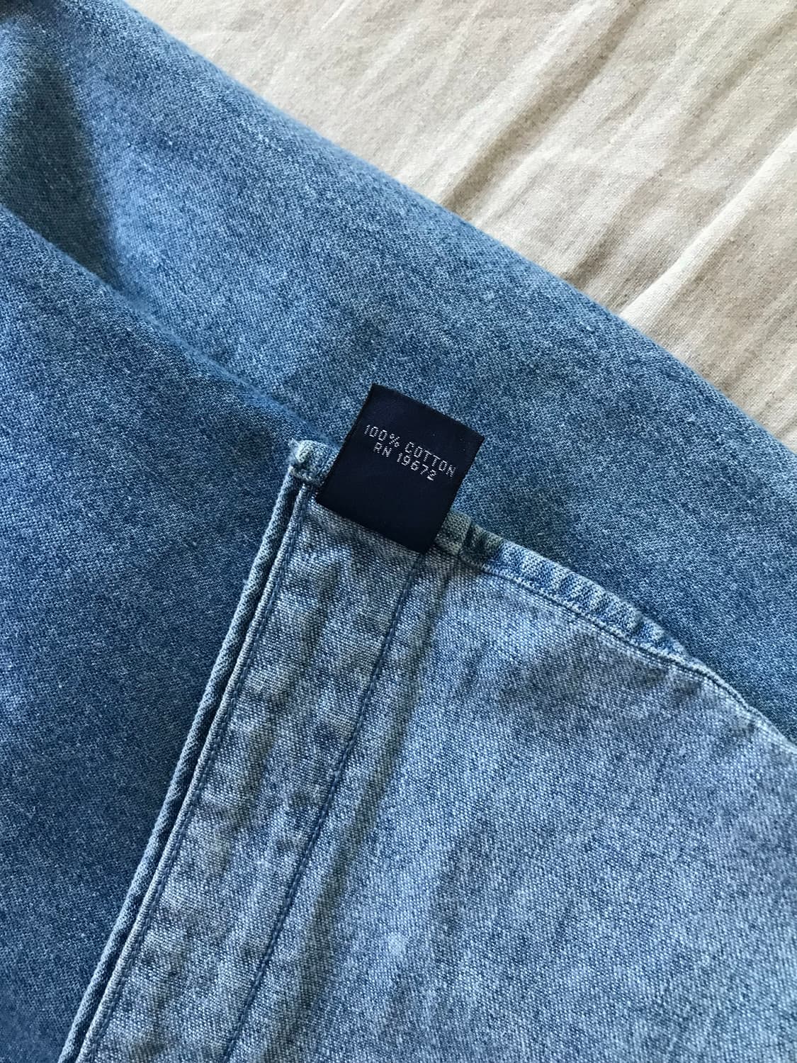 폴로 랄프로렌 포니로고 데님 연청 셔츠 상품이미지9