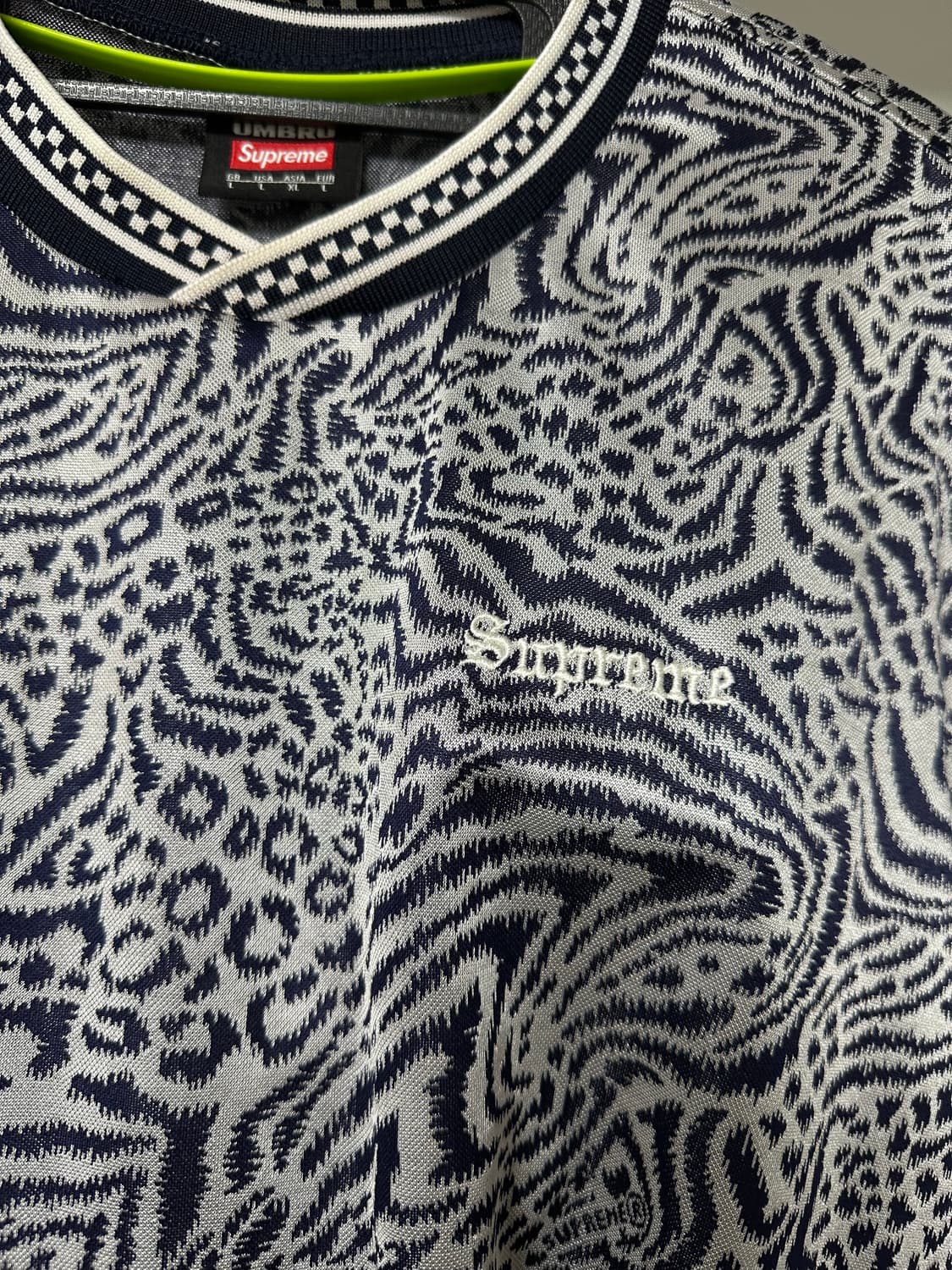 슈프림 엄브로 레오파드 반팔 져지 라지 급처 (매물X) 상품이미지3