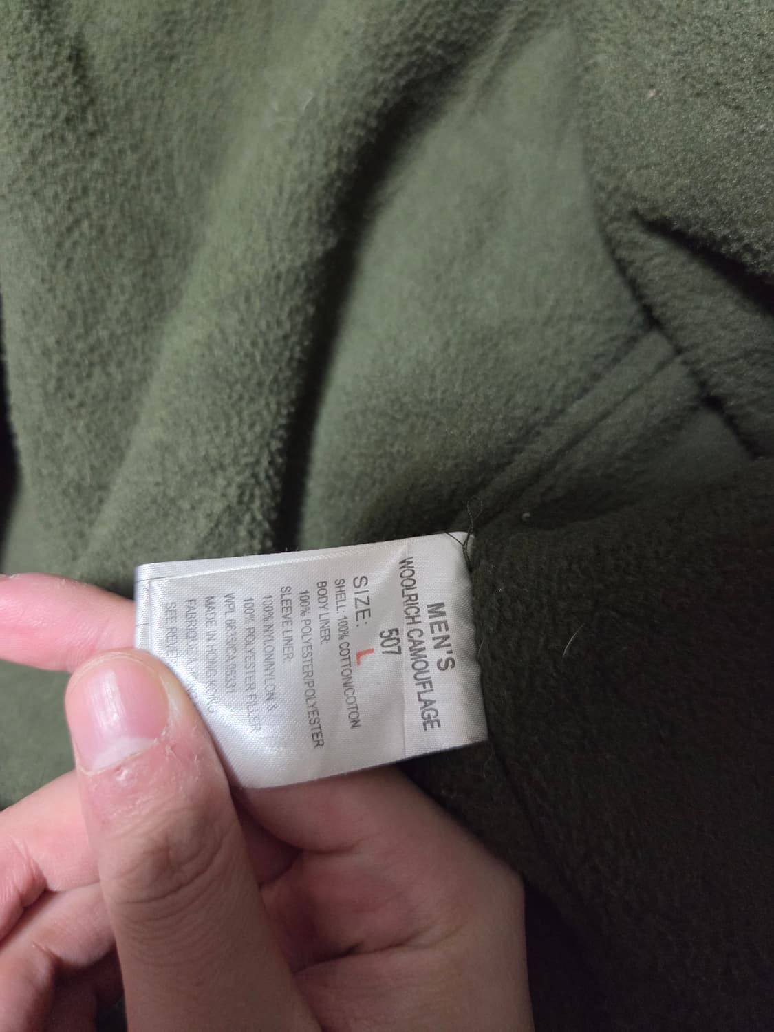 울리치 카모페턴 셔츠 자켓 상품이미지3