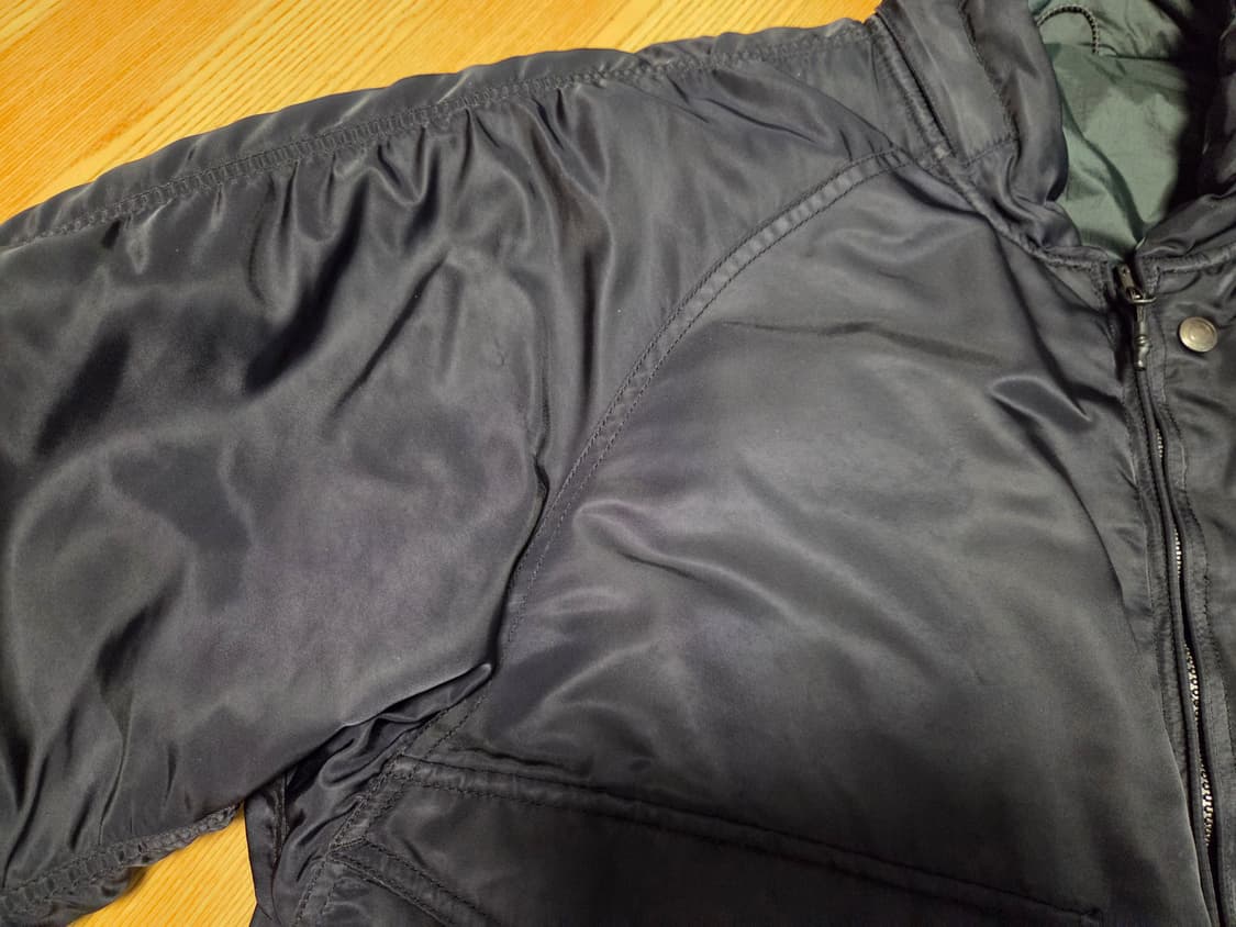 루트파인더 파일럿 자켓 블랙, 그린 리버시블 L사이즈 상품이미지3