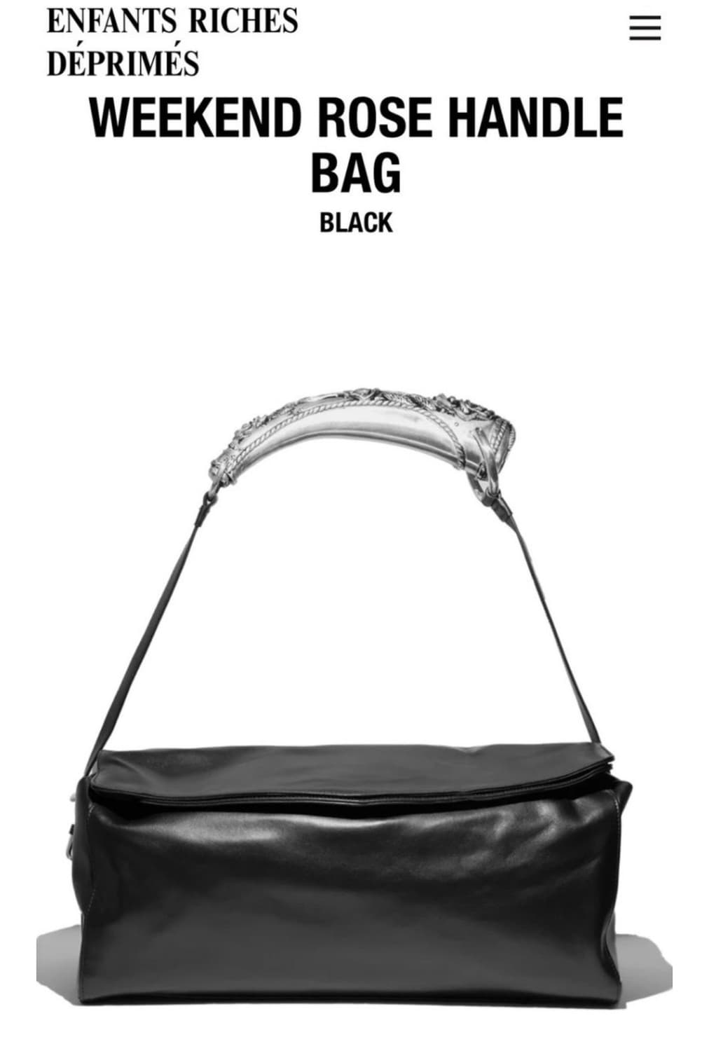 [앙팡 리쉬 데프리메/erd] 위켄드 로즈 핸들 백 상품이미지2