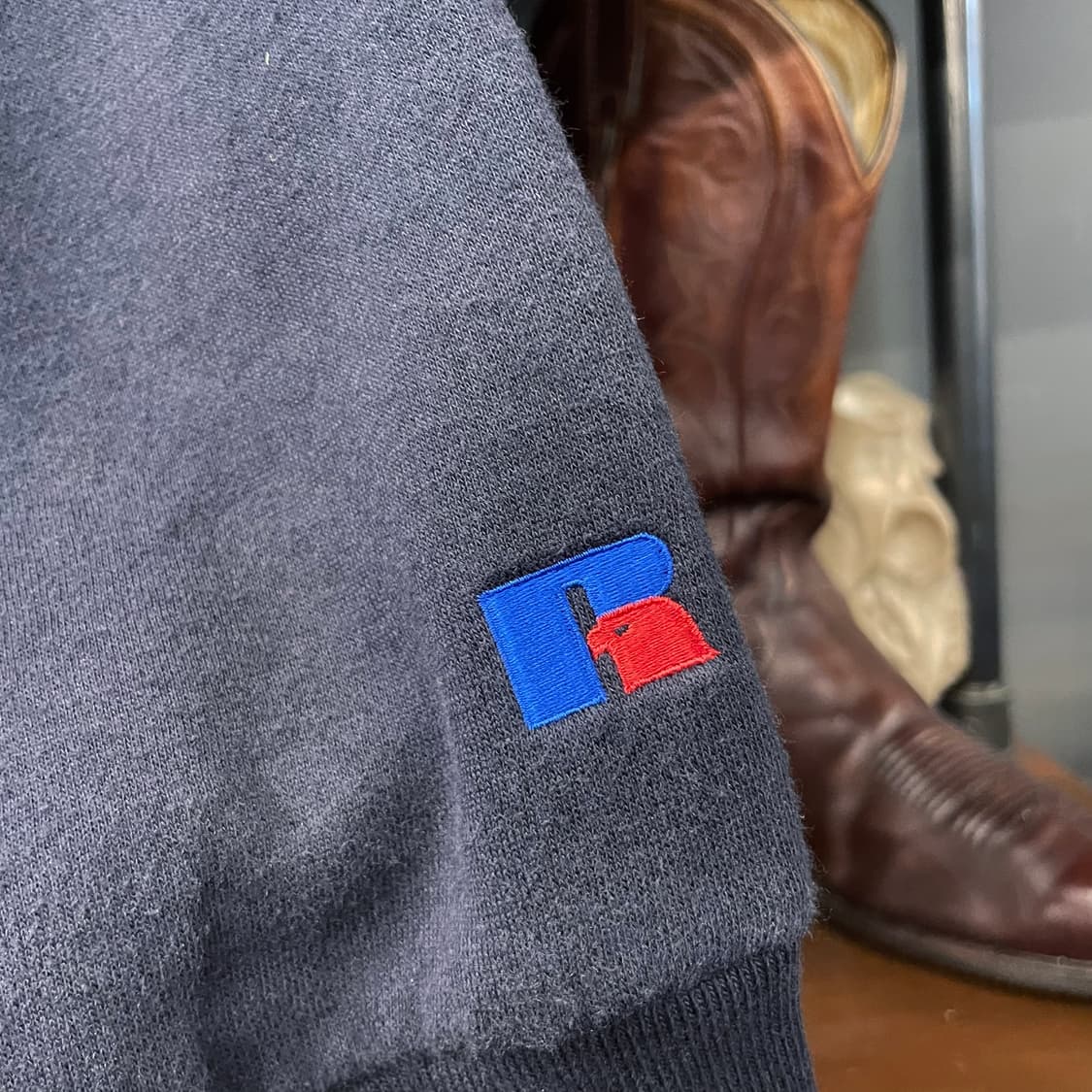 90s 러셀 어센틱 USA 블랭크 빈티지 맨투맨 스웻 셔츠 N107 상품이미지5