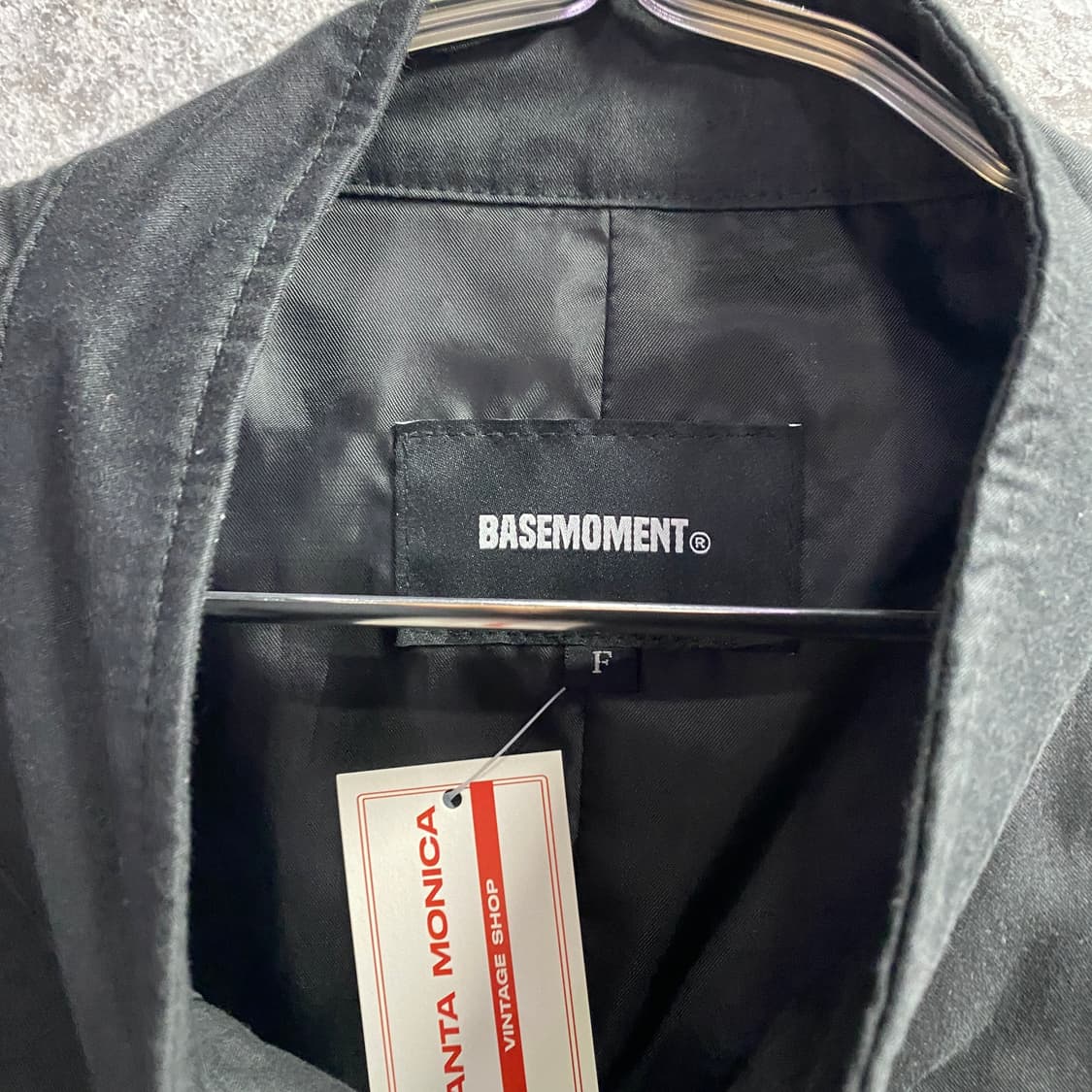 베이스모먼트 블랙 피쉬테일 야상 자켓 B4500 상품이미지3