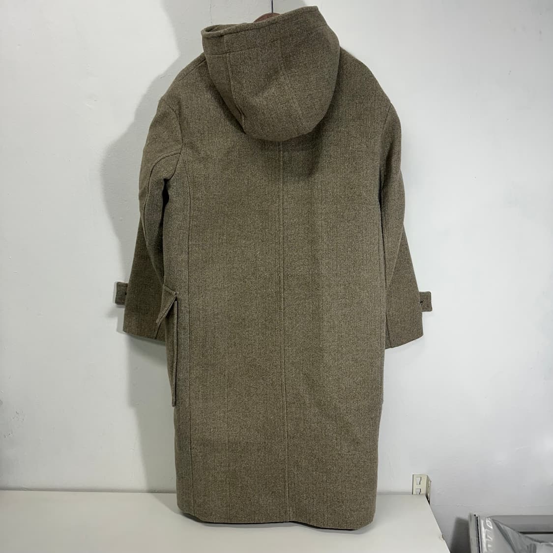 S 95 라퍼지스토어 오트밀 보아털 더플코트 상품이미지6