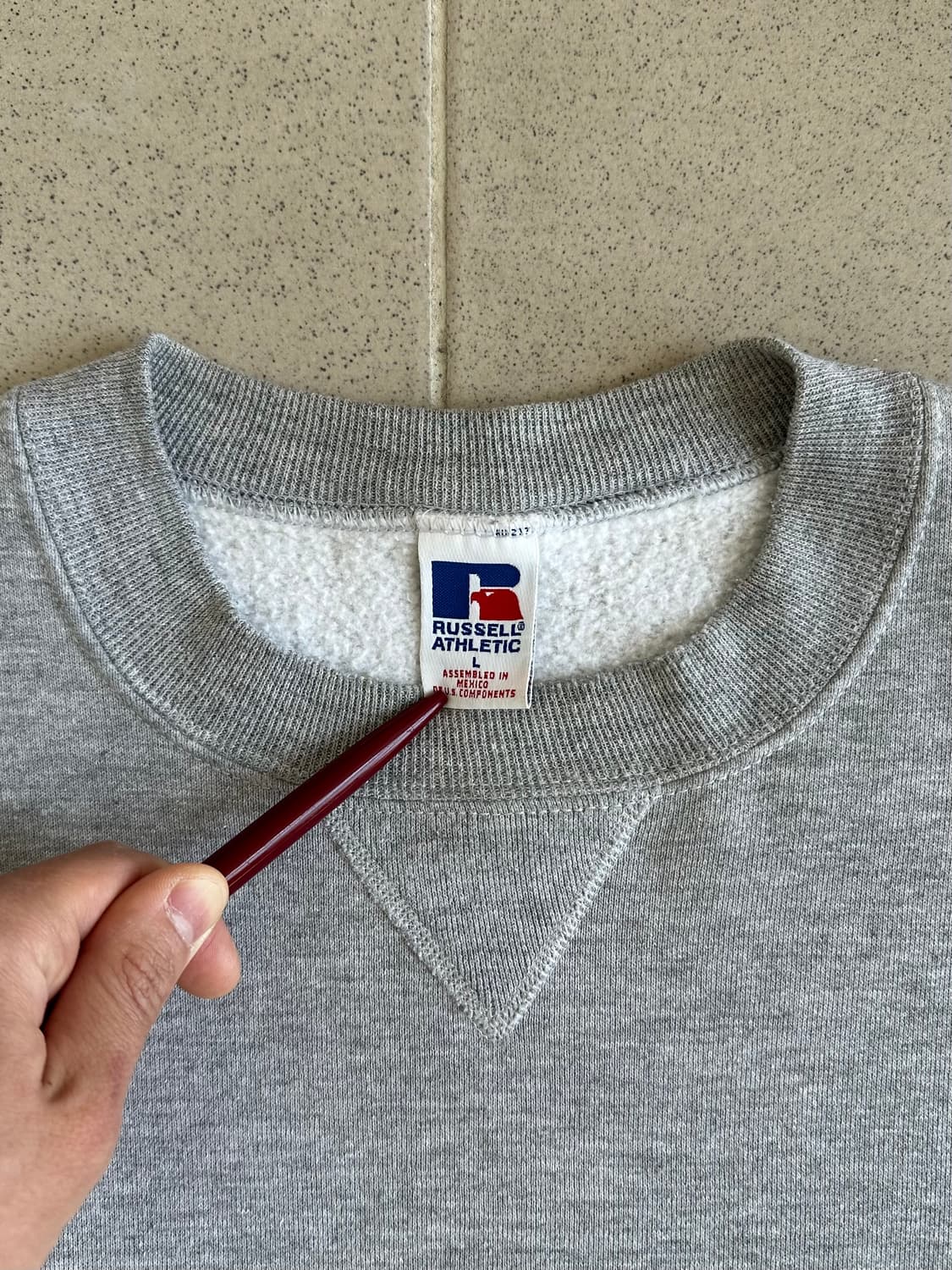90s 빈티지 러셀 스웻셔츠 그레이 L 상품이미지6