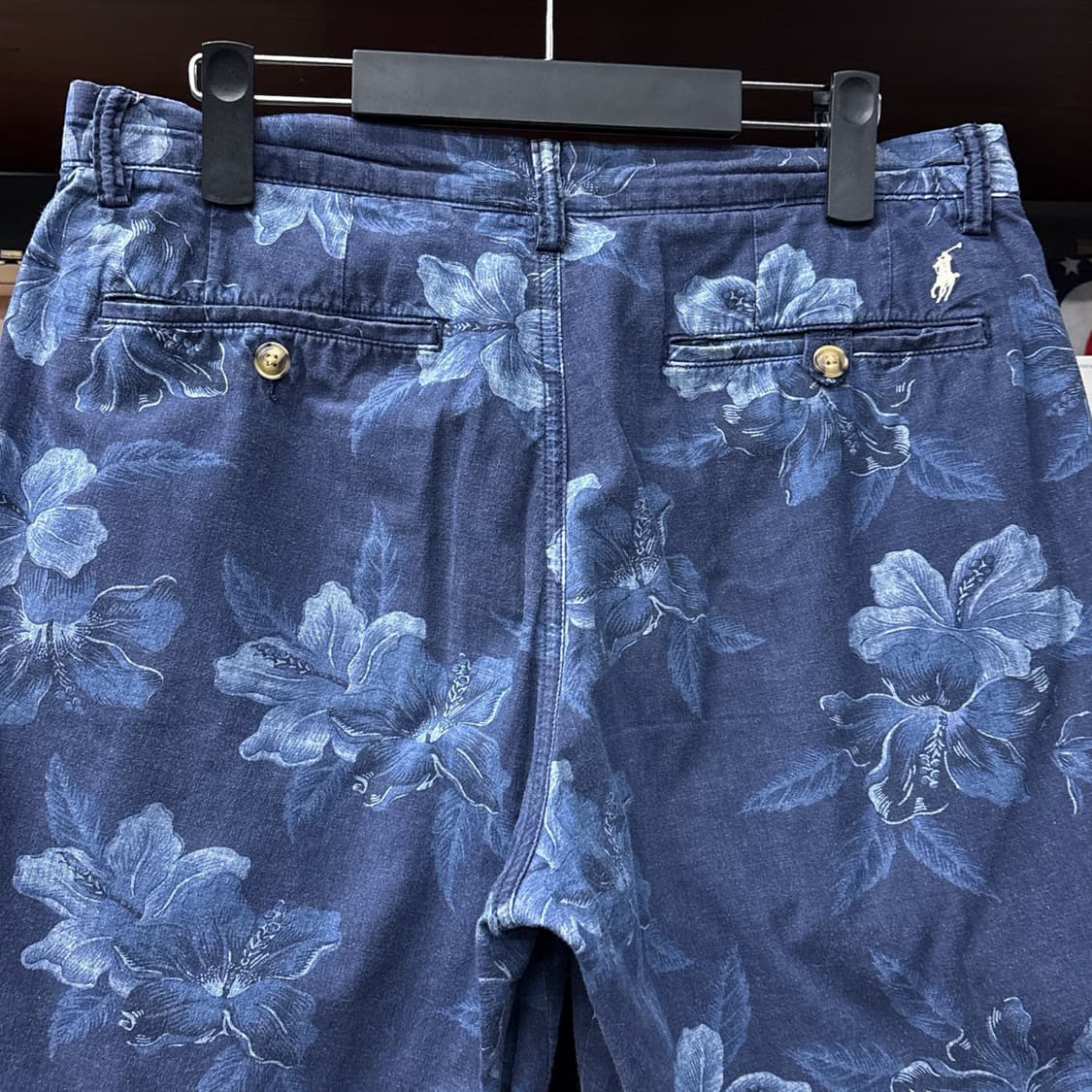 신형라벨 폴로 랄프로렌 하와이안 플로럴 패턴 하프팬츠 N1116   상품이미지5