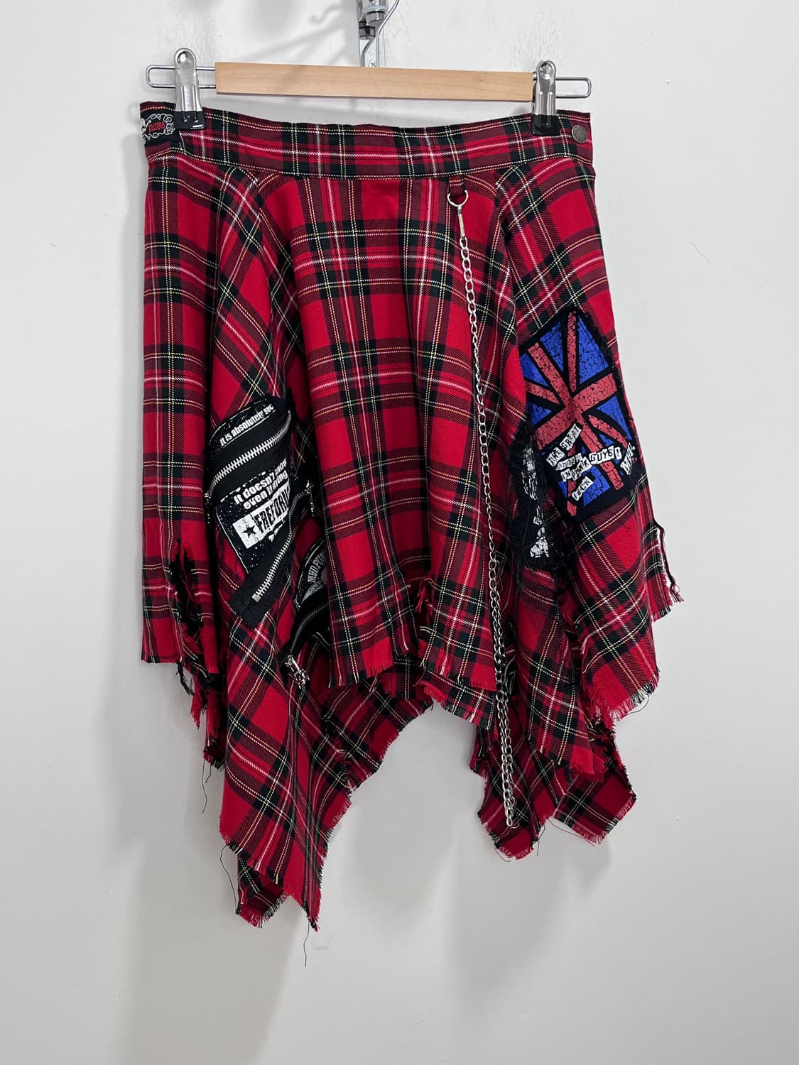 MAD PUNKS 매드 펑크 레드 스커트 치마 상품이미지6