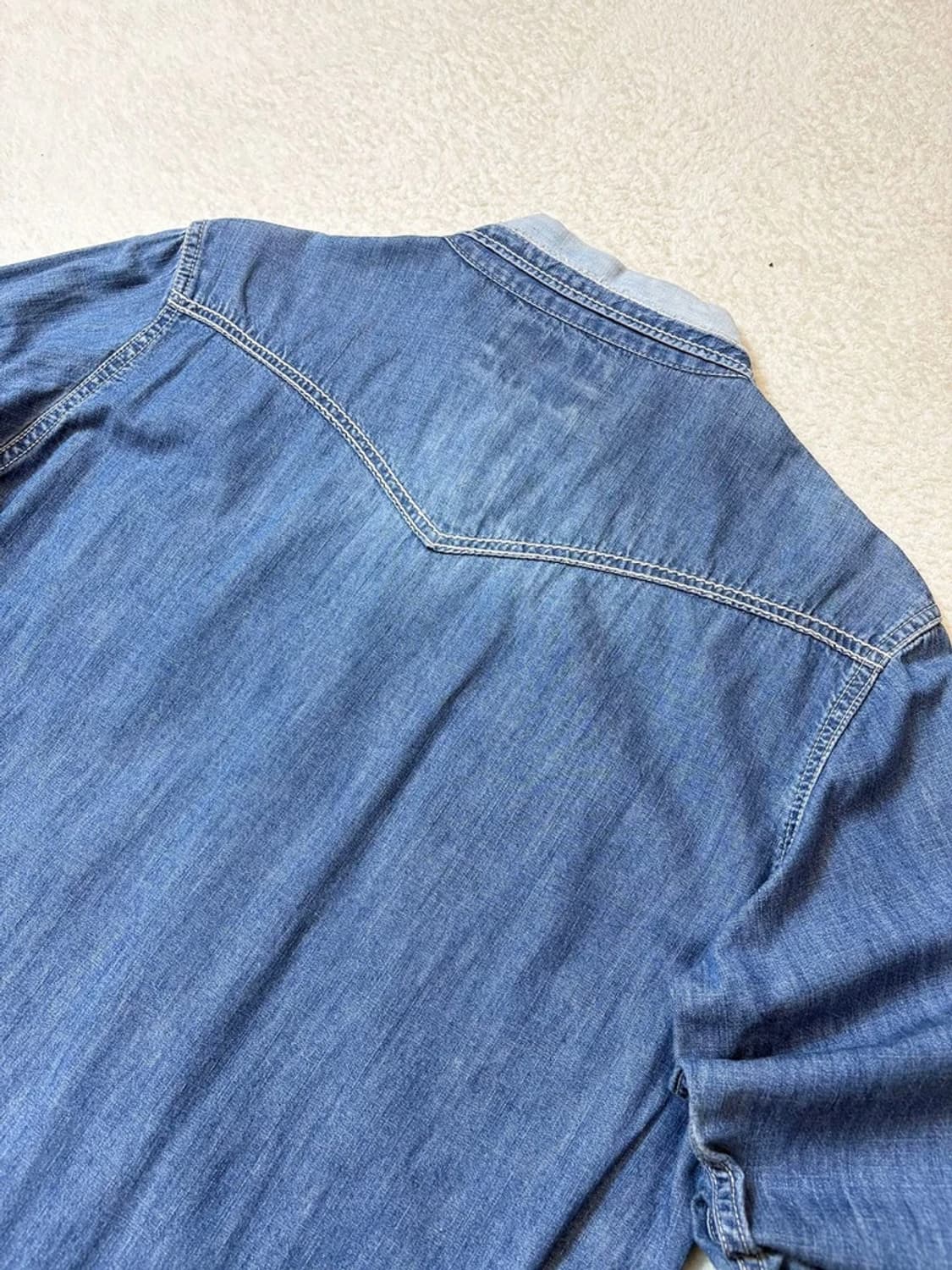 안티볼리스틱 00's 재팬 패치드 웨스턴 데님 셔츠 pn6167    상품이미지6