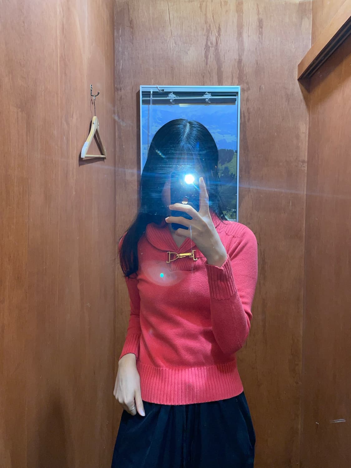 (S) CHAPS 챕스 숄카라 니트  상품이미지1