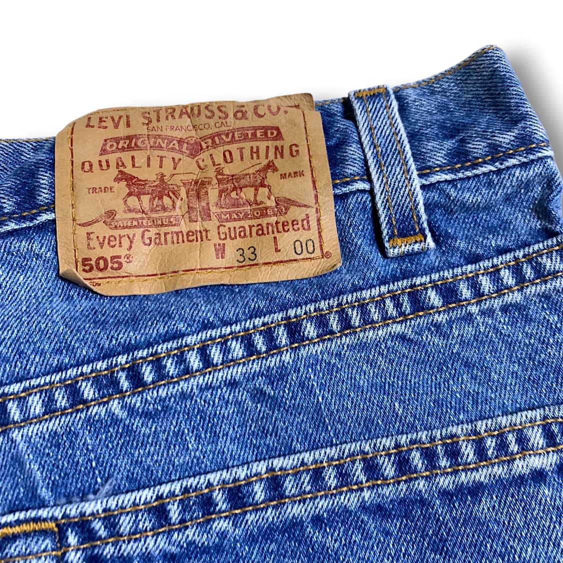 [31] 90s Levis 505 Made in USA 반바지 상품이미지7