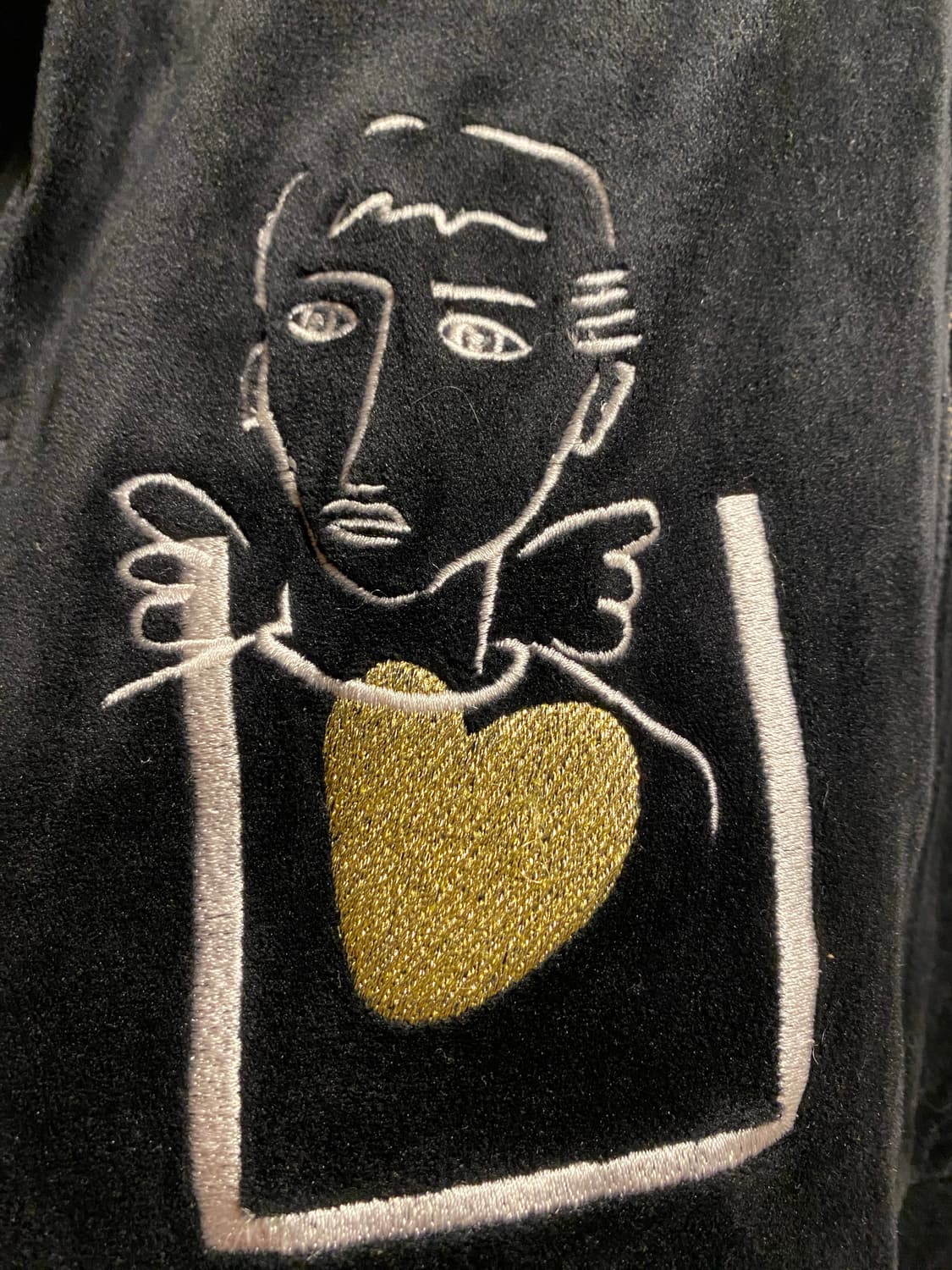 카스텔바작 벨벳 후드집업 블랙 상품이미지8