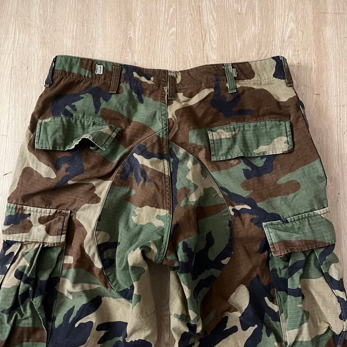 90s 미군 우드랜드 BDU 카모플라쥬 컴뱃 팬츠 상품이미지5