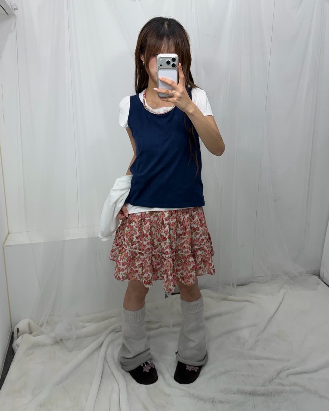 𖤐로즈 네이비 밀크 코디set𖤐 상품이미지3