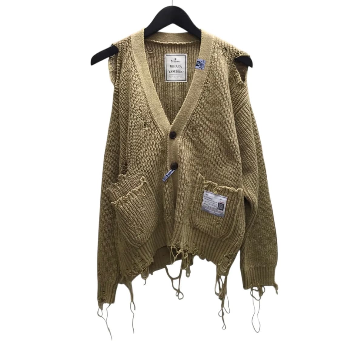 Maison MIHARA YASUHIRO 데미지  가디건 상품이미지1