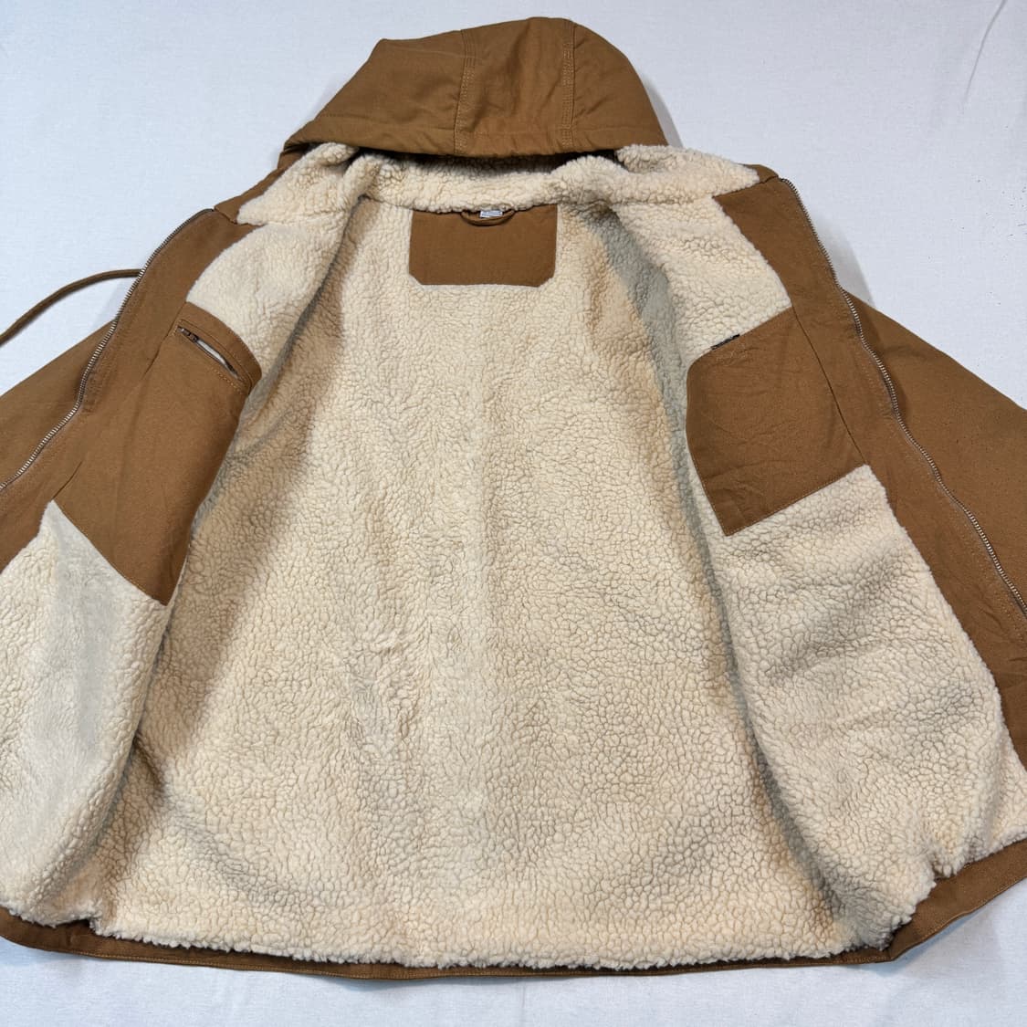 M) USA 워크웨어 덕캔버스 액티브 자켓 브라운 상품이미지4