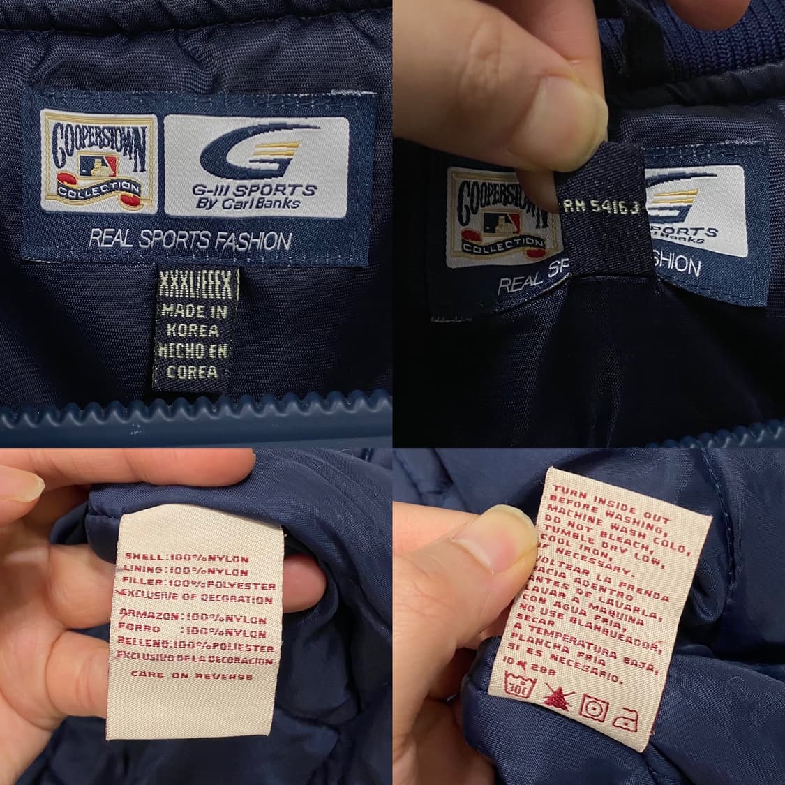 G-Iii 스포츠 뉴욕 양키스 스타디움 바시티 점퍼 상품이미지7