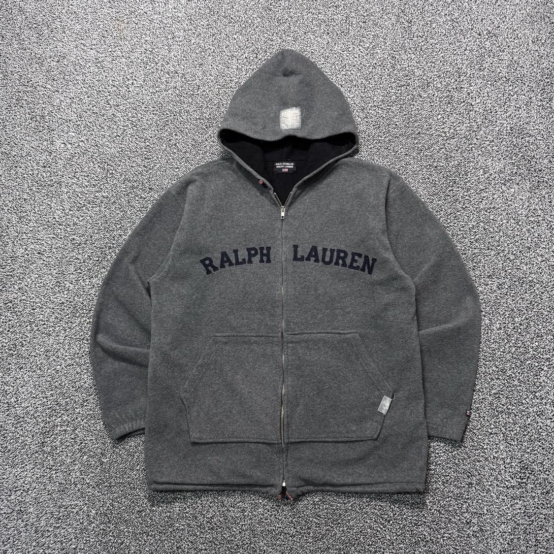 Name : 폴로 랄프로렌 진스컴퍼니 스펠아웃 오버핏 쉐르파 후드집업  상품이미지1