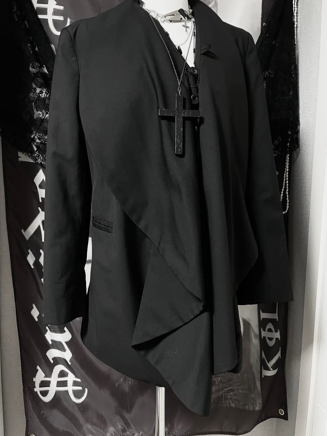 Jpn 빈티지 드레이프 블레이저 자켓 헬무트랭앤드뮐미스터준야요지st 상품이미지3