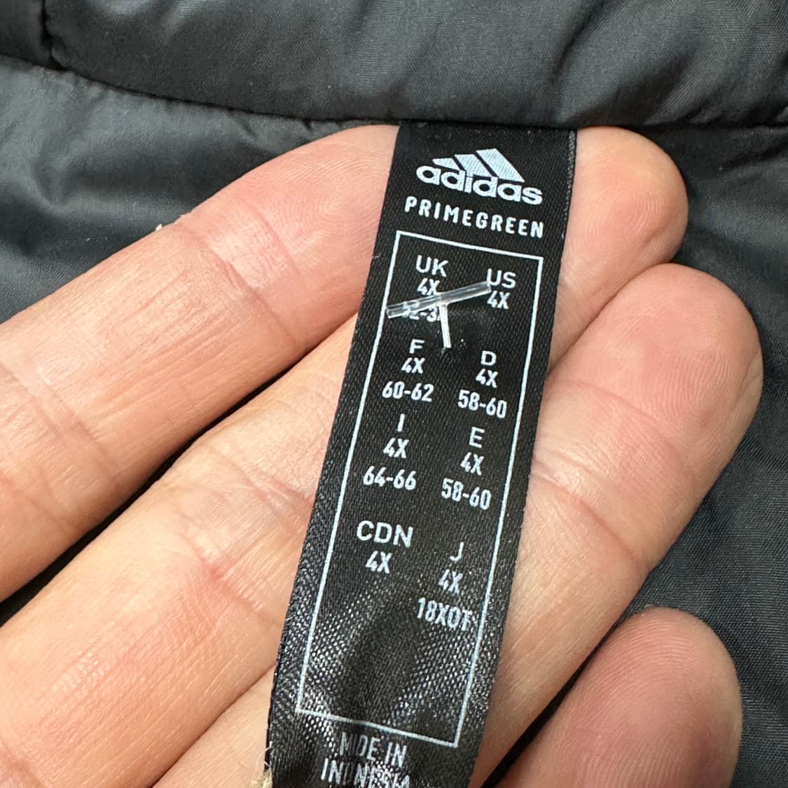 아디다스 삼선 오버핏 유광 후드점퍼 4XL 상품이미지3