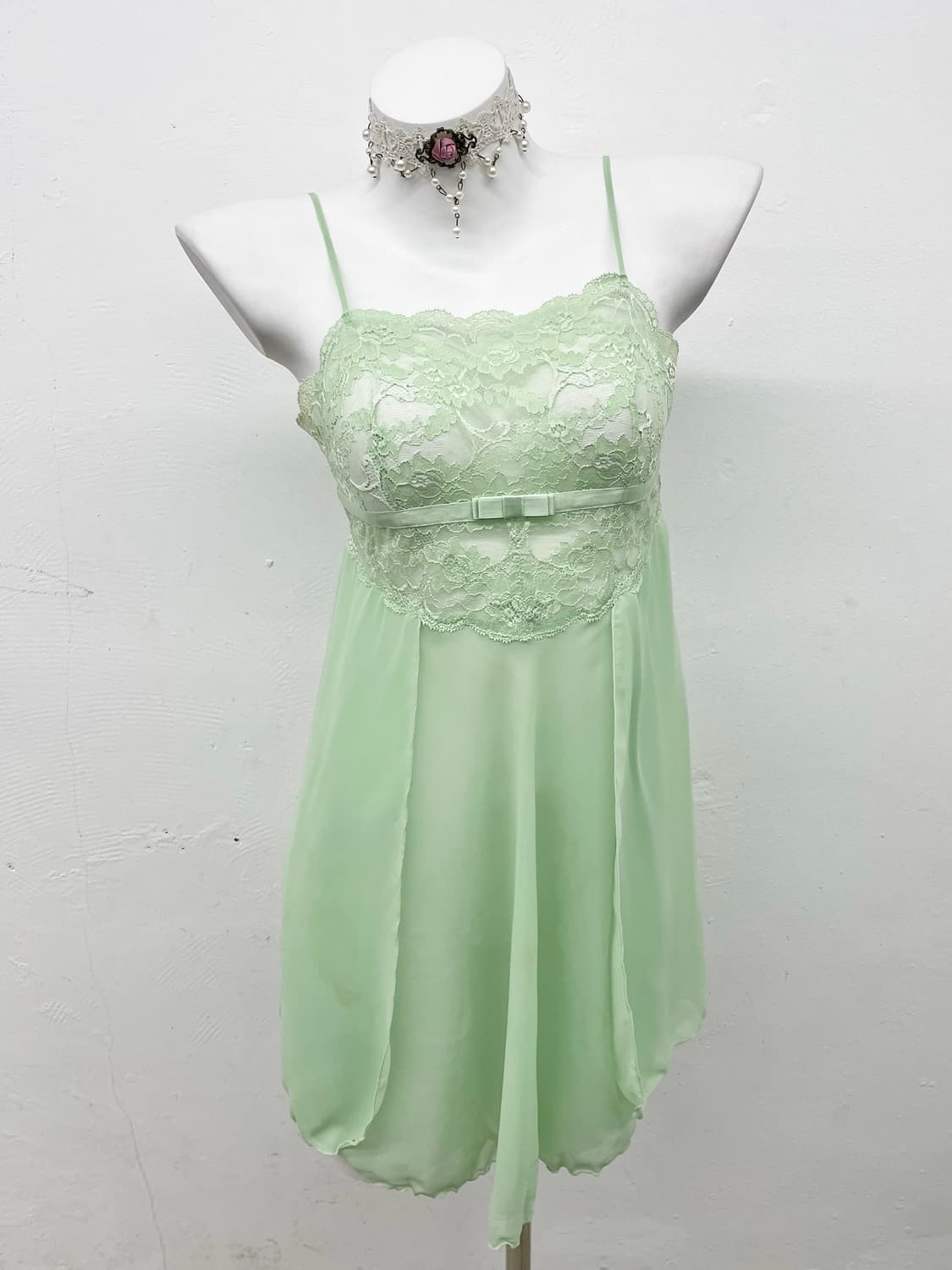 페어리 레이스 시어 슬립 상품이미지1