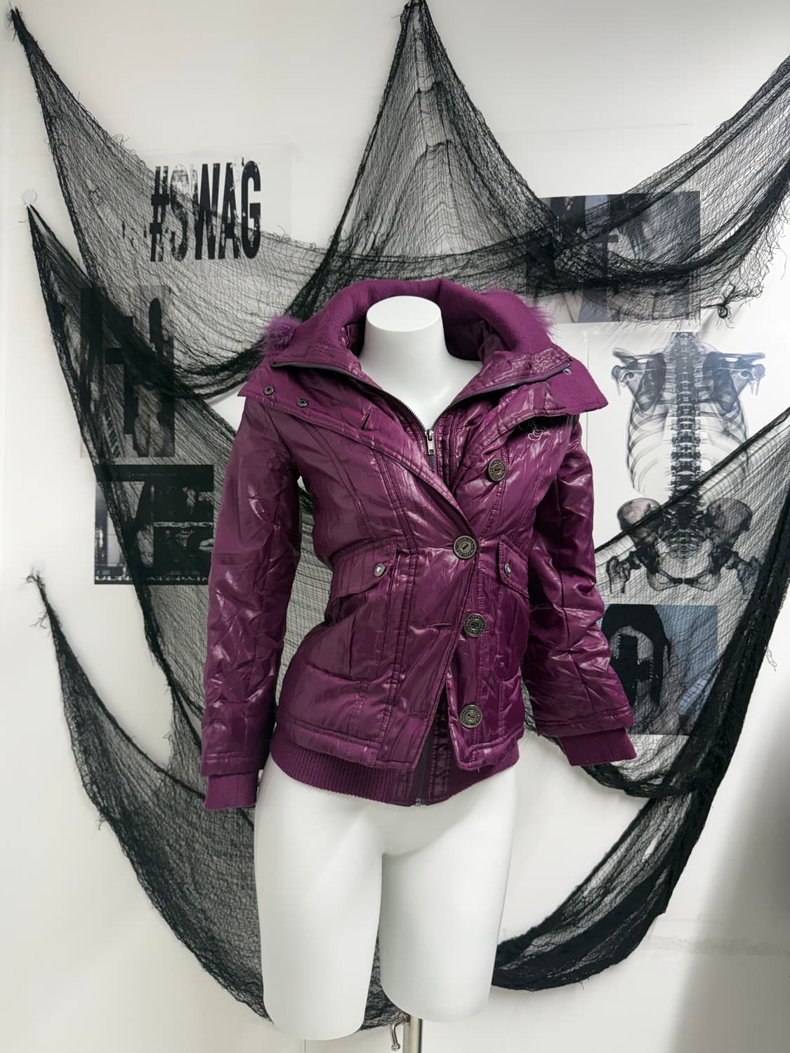 00s purple layered jacket 상품이미지1