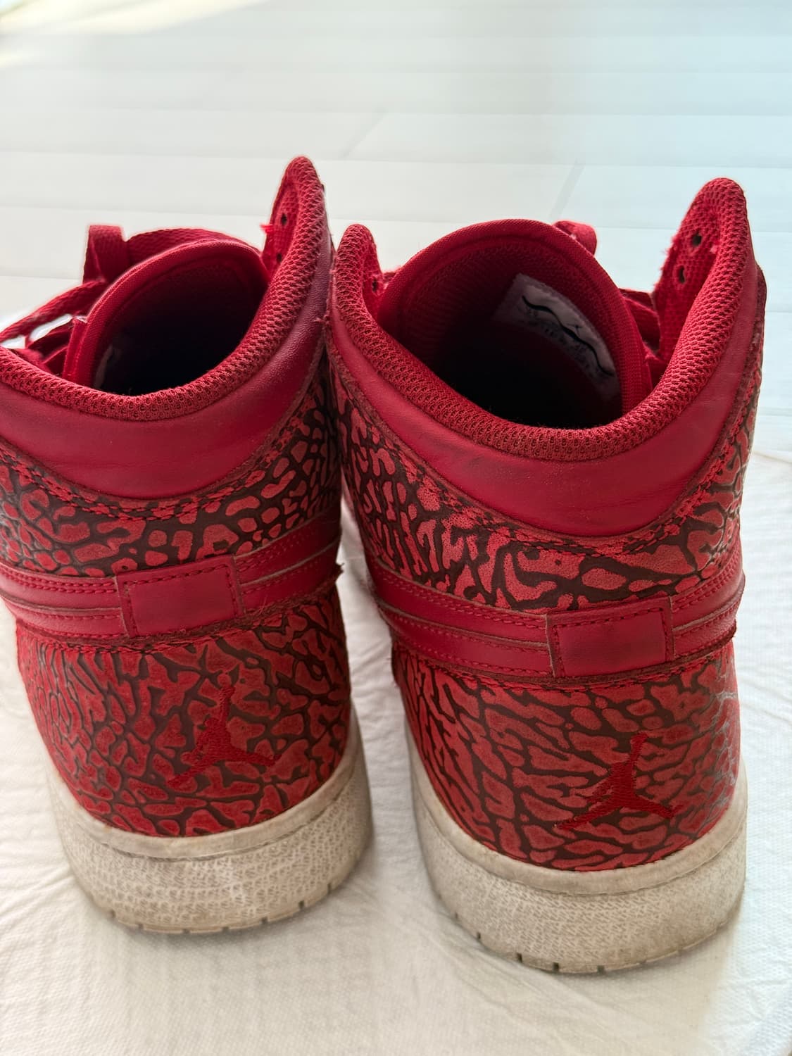 (250) 조던 1 레트로 레드 엘리펀트 프린트 상품이미지3