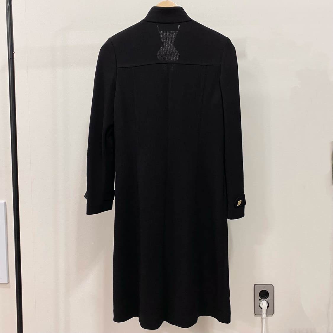 센존 금장 롱 니트 드레스 코트 상품이미지2