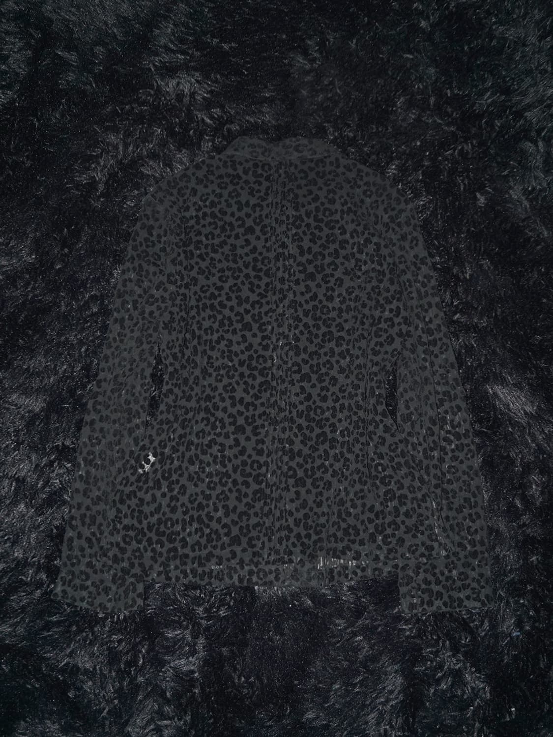 (maryleter) leopard see-through blouse 상품이미지5