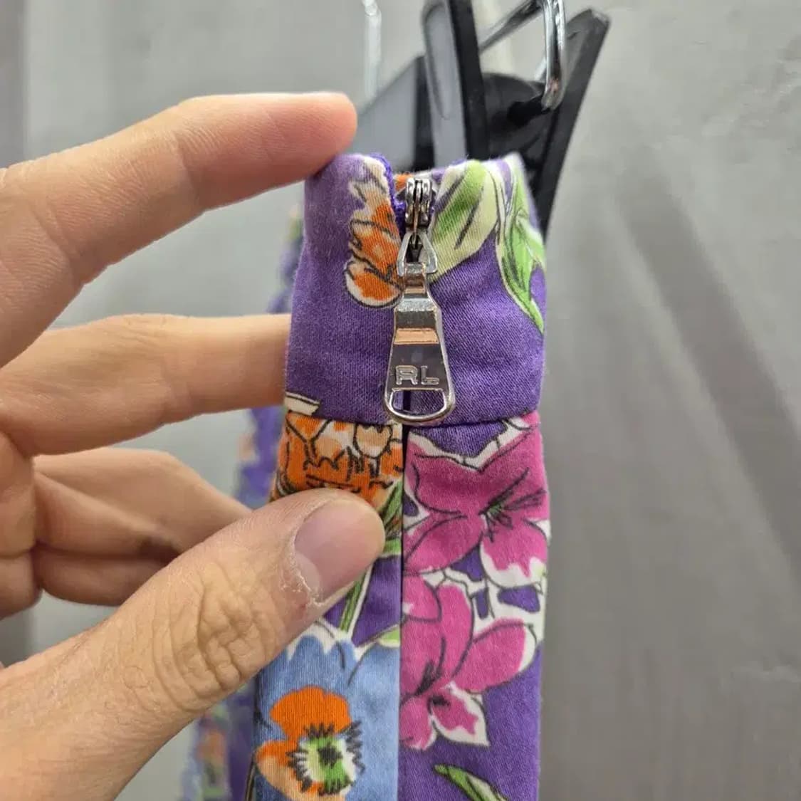 랄프로렌 보라색 꽃무늬 스커트 상품이미지4