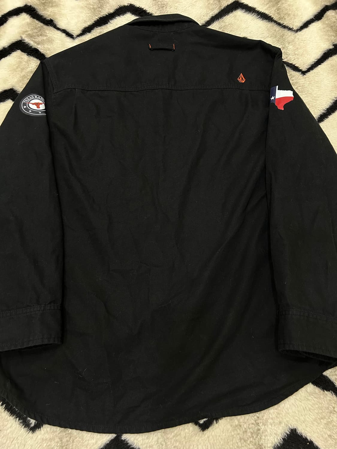 [XXL]Volcom 투포켓 캔버스 워크셔츠/블랙 상품이미지4