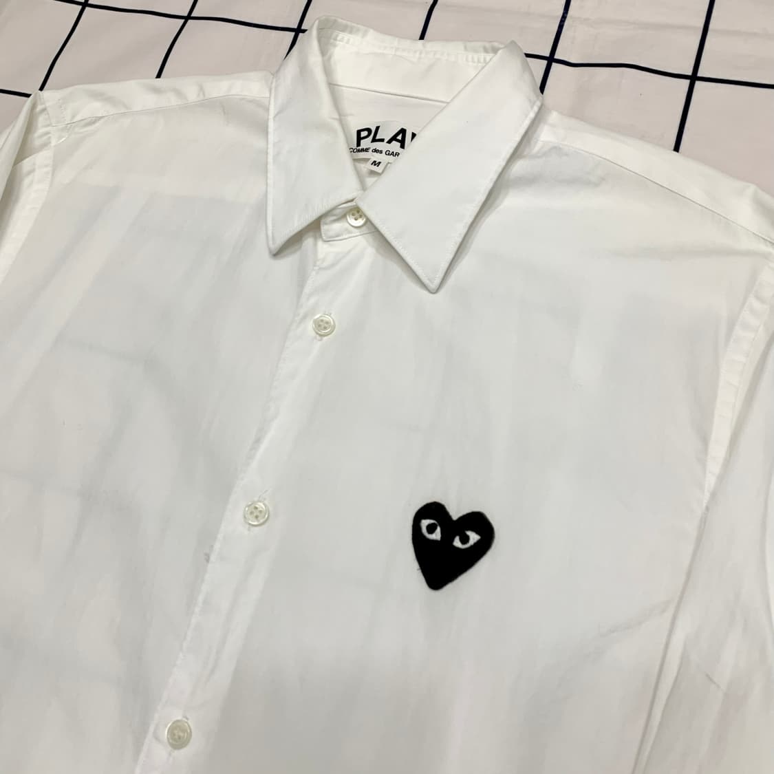 정품 꼼데가르송 화이트 셔츠 상품이미지4