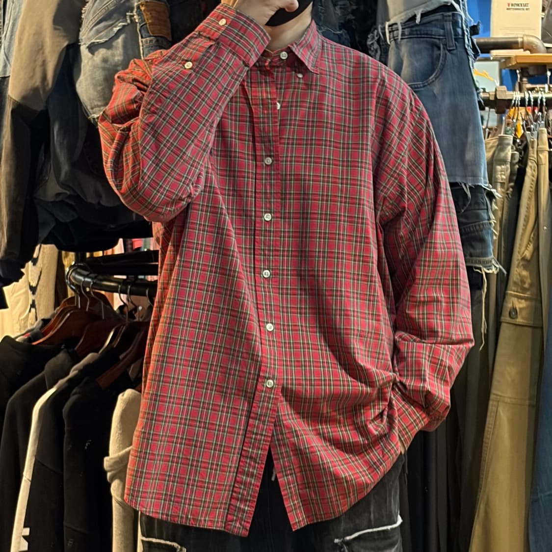 [No.9]Polo 폴로 체크 긴팔셔츠 상품이미지1