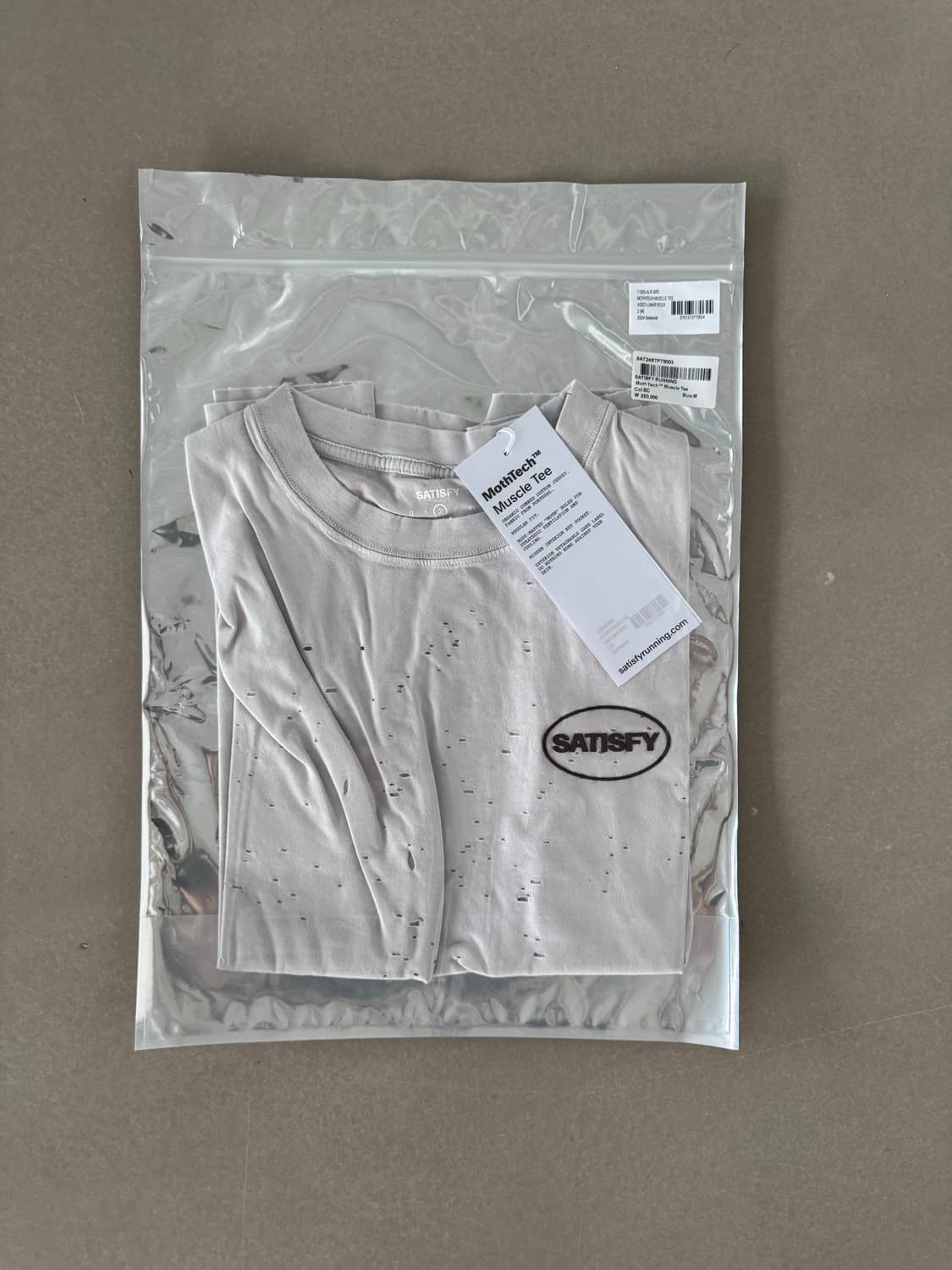 (새상품) Satisfy Mothtech Muscle T-Shirt 상품이미지1