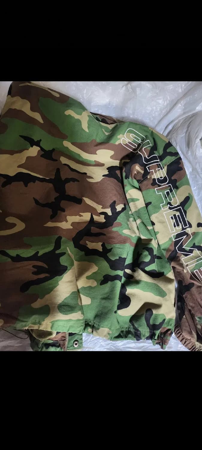 슈프림 스펠아웃 우드랜드 카모 트랙 자켓 상품이미지3