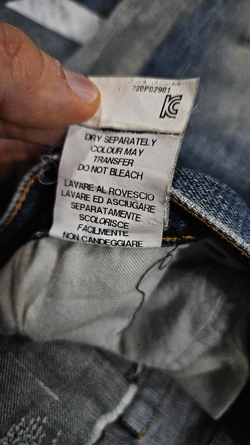 오프화이트 데미지 데님 팬츠(급처) 상품이미지5