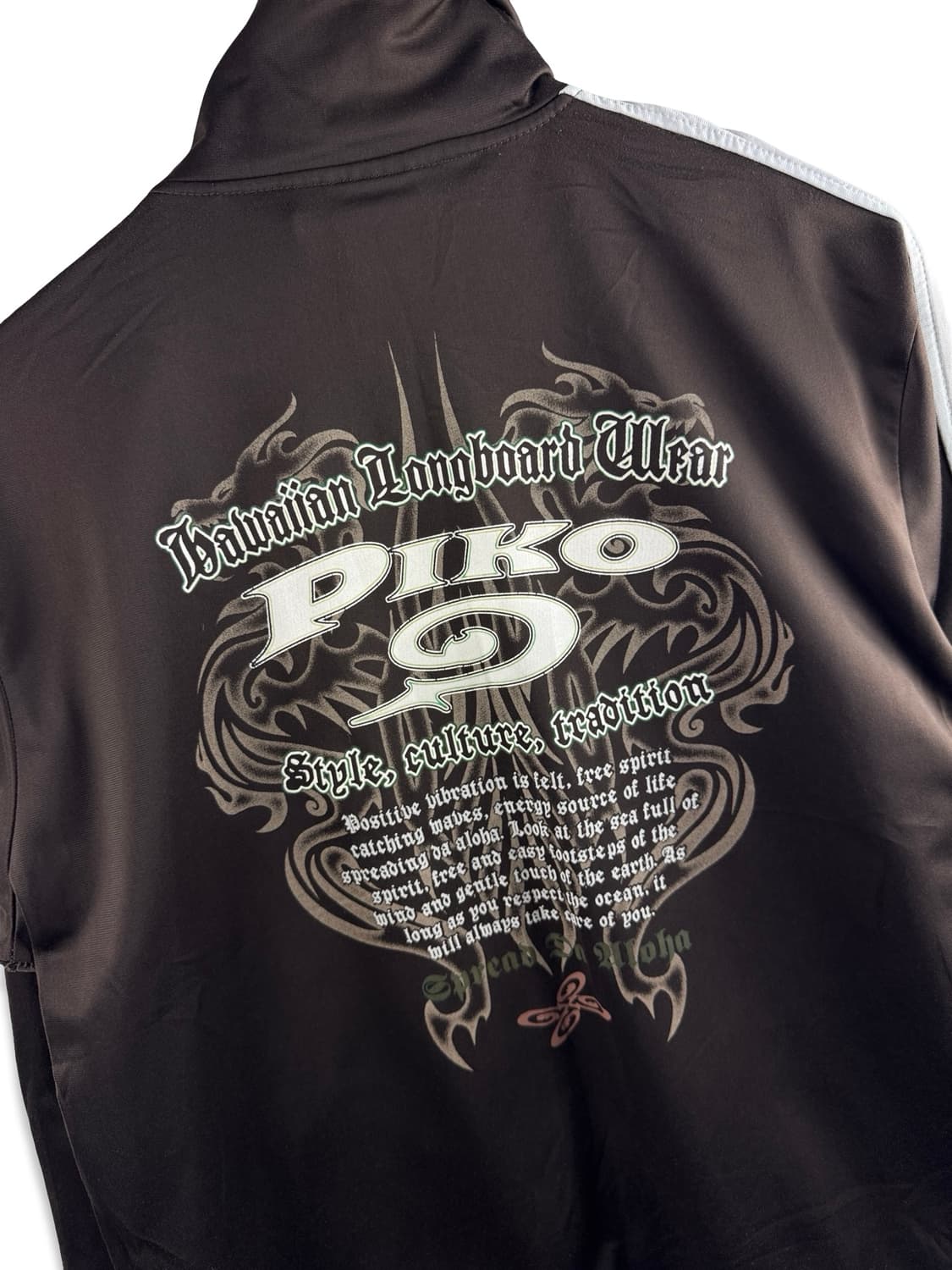 JPN PIKO 오리엔탈 프린팅 브라운져지2378 상품이미지4