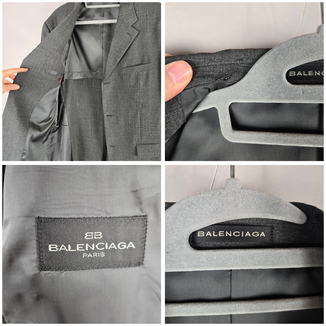 [무료배송]발렌시아가 105 남성 여름 울 정장 셋업 세트 정품 국내정발 상품이미지8