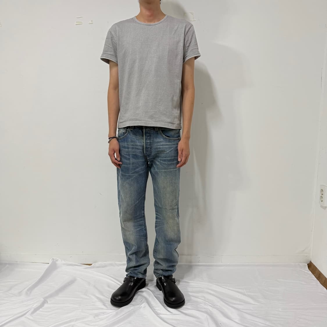 리바이스 501 빈티지 워싱 데님팬츠  상품이미지3