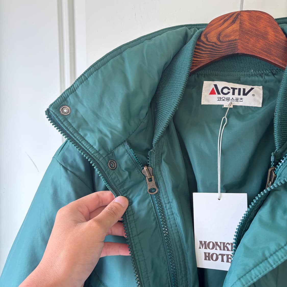 90s 코오롱스포츠 빈티지 액티브 패딩 L 상품이미지8