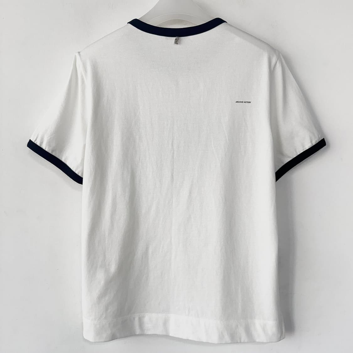 시스템 컬러라인 레터링 반팔 티셔츠 상품이미지7