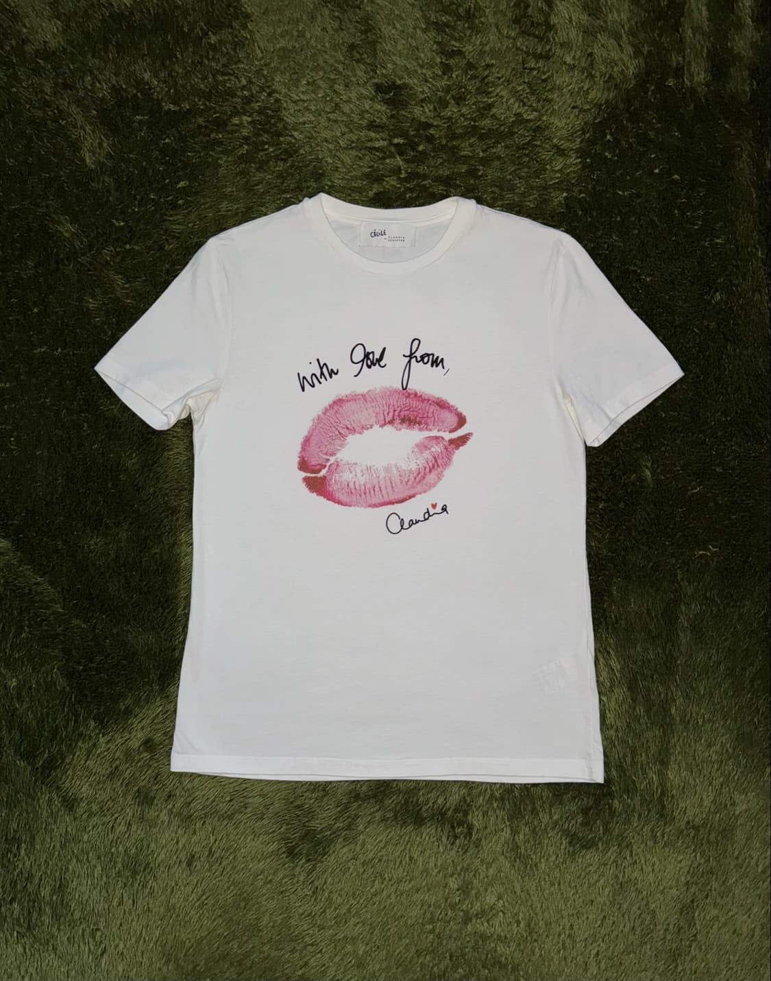 [S] Etre Cecile x Claudia Schiffer 립 티셔츠 상품이미지1