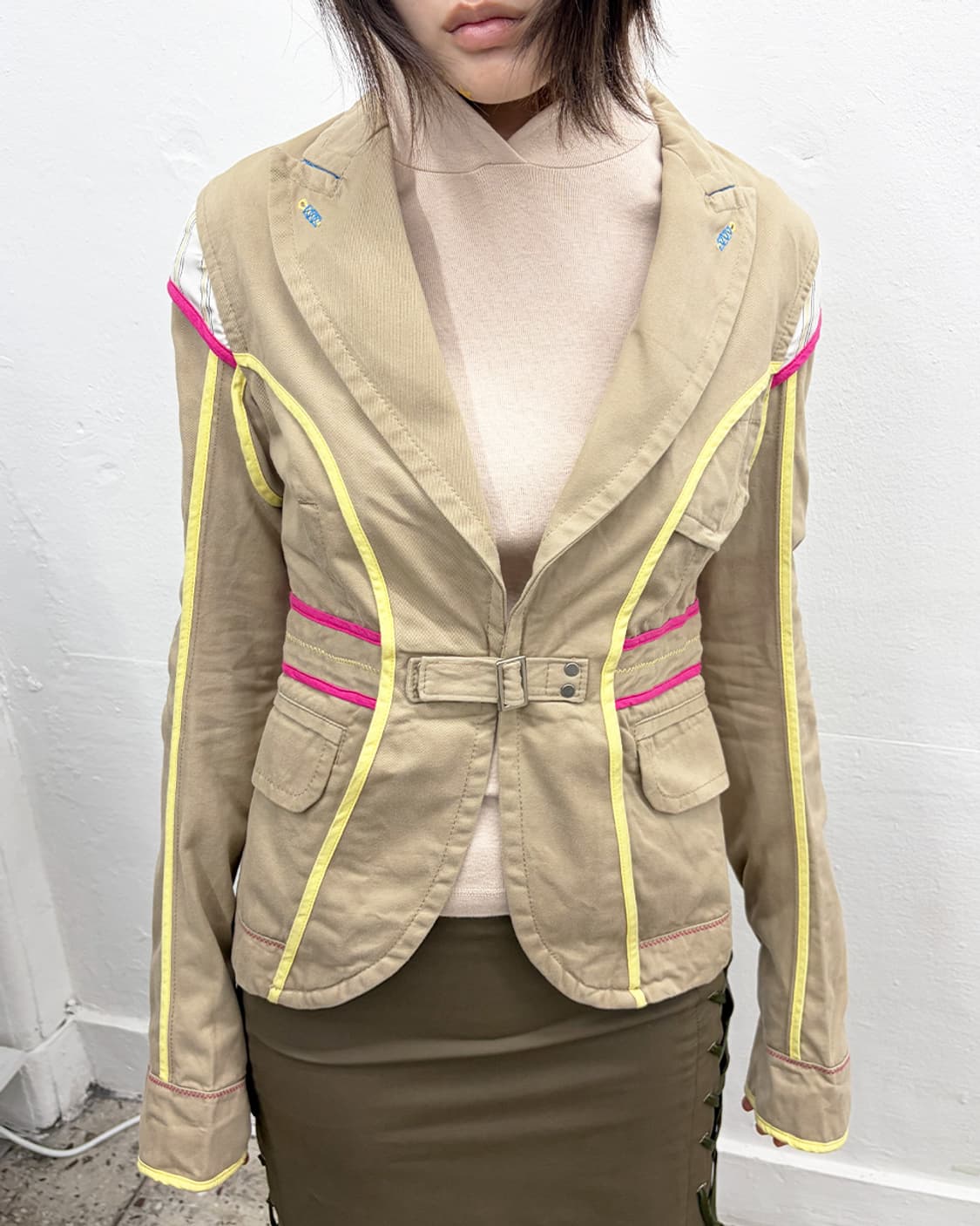 디스퀘어드 2005S/S 벨티드 파이핑 자켓 상품이미지5