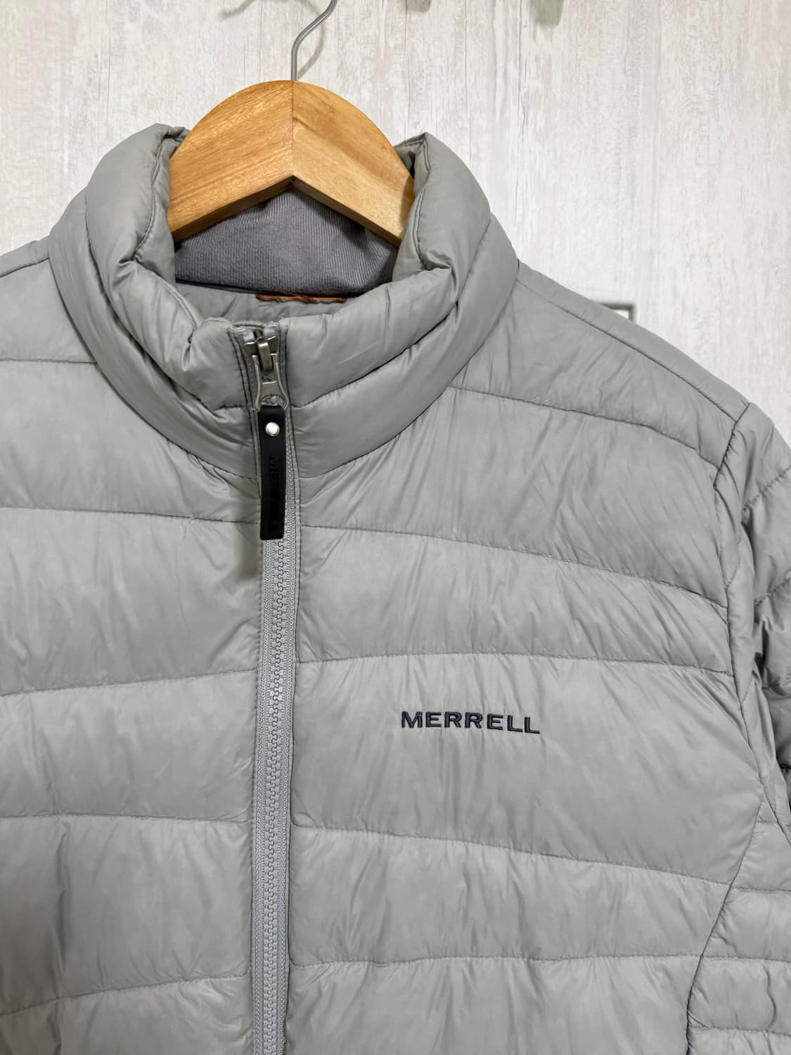 남성 105 / 머렐 덕다운 그레이 경량패딩 상품이미지3