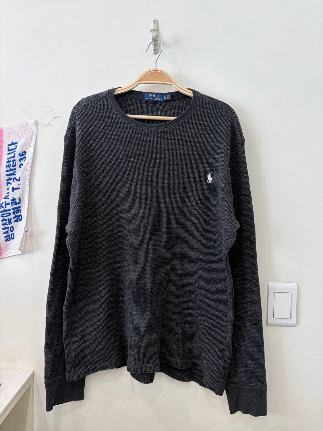 53. 폴로 롱슬리브 긴팔 와플티 상품이미지1