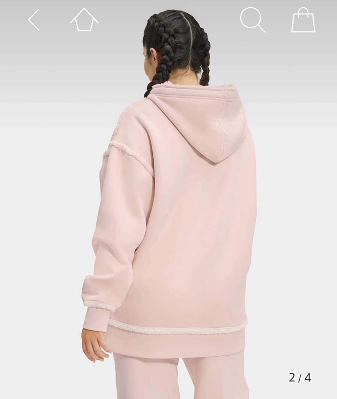 UGG 플리스 디테일 후드티 ,공홈구매 새상품 상품이미지2