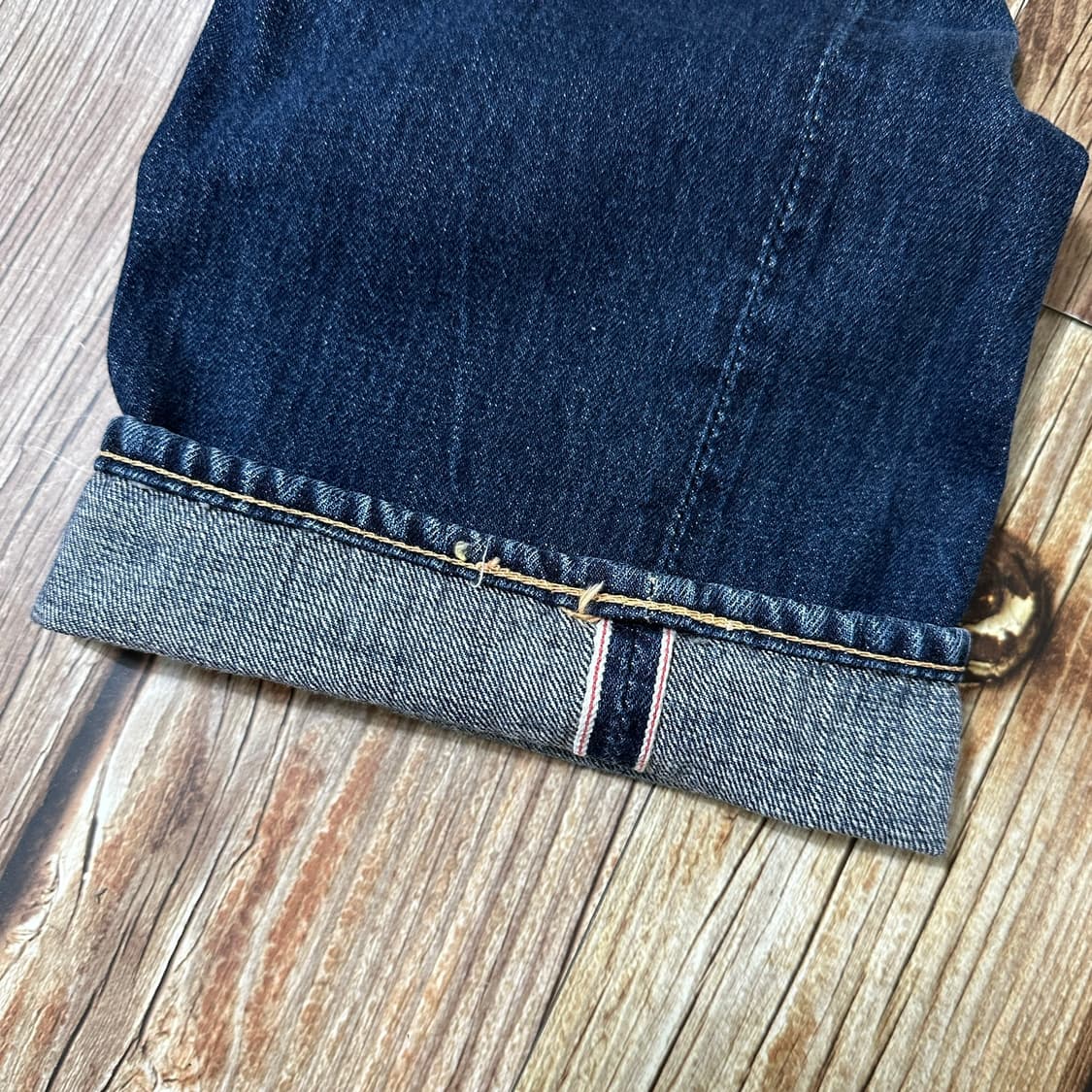 더블웍스 by 웨어하우스 Lot.DW5P 셀비지 데님 팬츠 33 사이즈 상품이미지7
